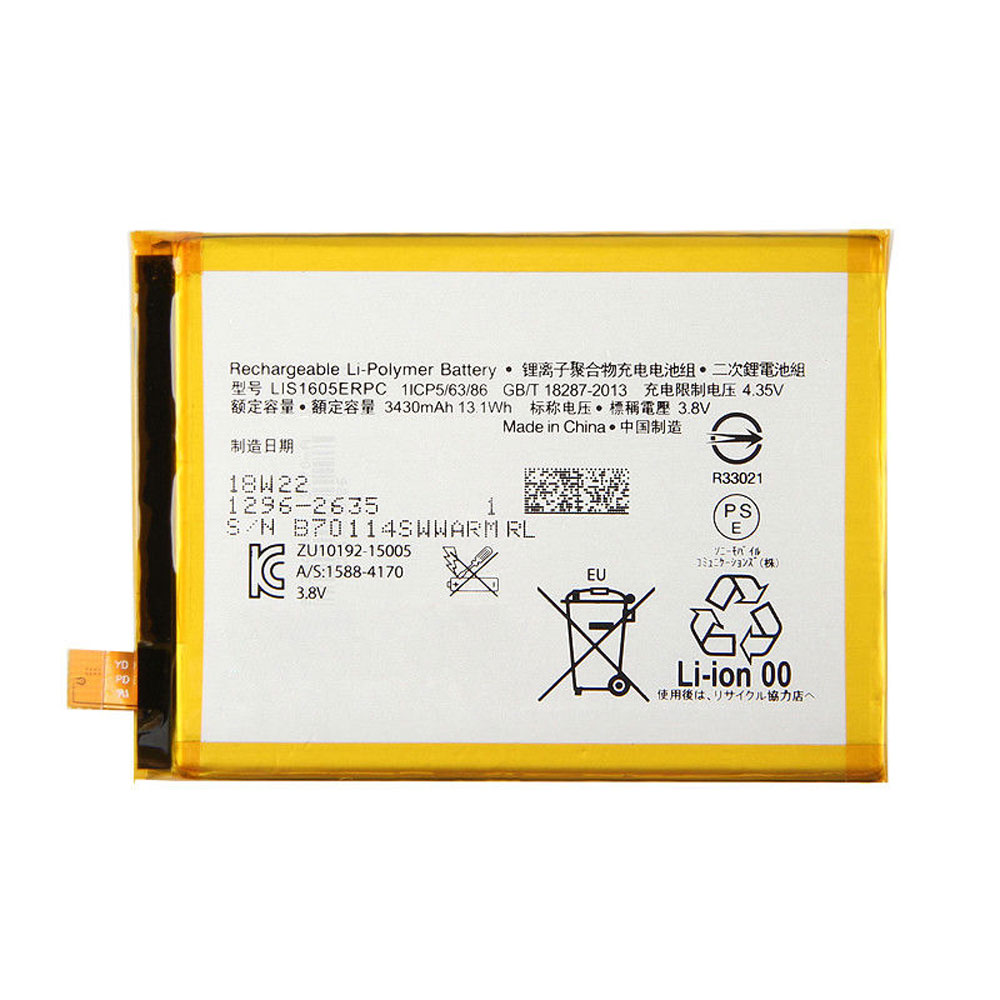 Batería para X505/P-PCG-X505/sony-LIS1605ERPC